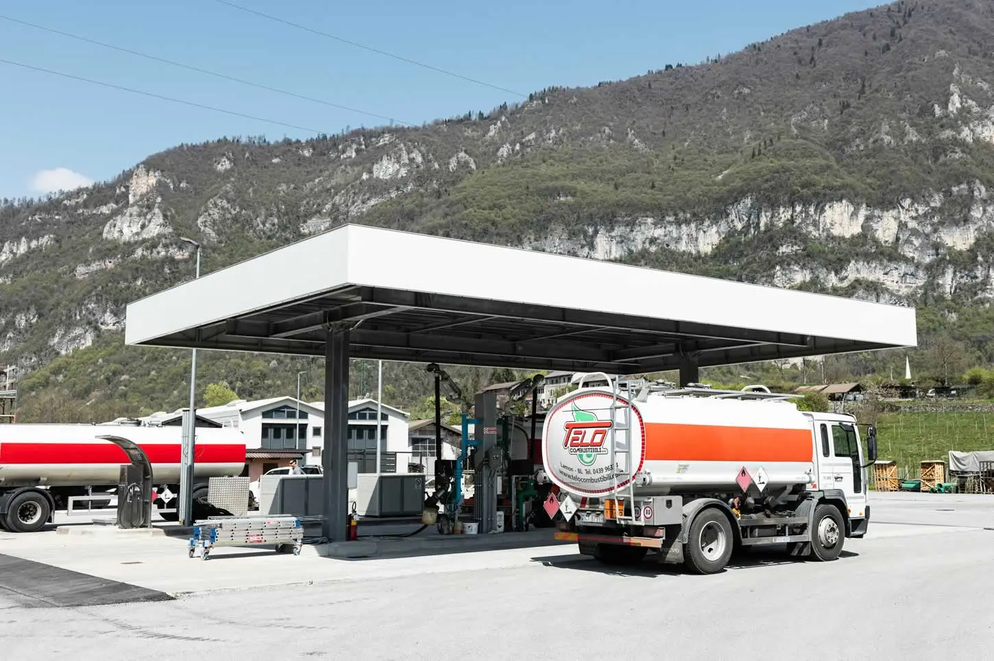 telo combustibili stazione di servizio gasolio belluno
